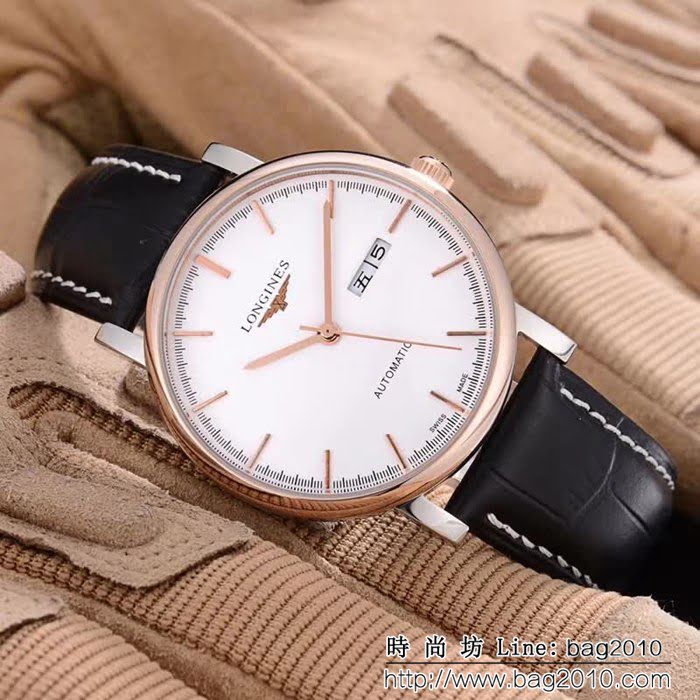 LONGINES浪琴 經典大三針 全自動機械 精品男士腕表 WSS0990